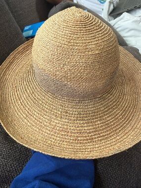 Helen Kaminski Natural Straw Wide-Brim Sun Hat
